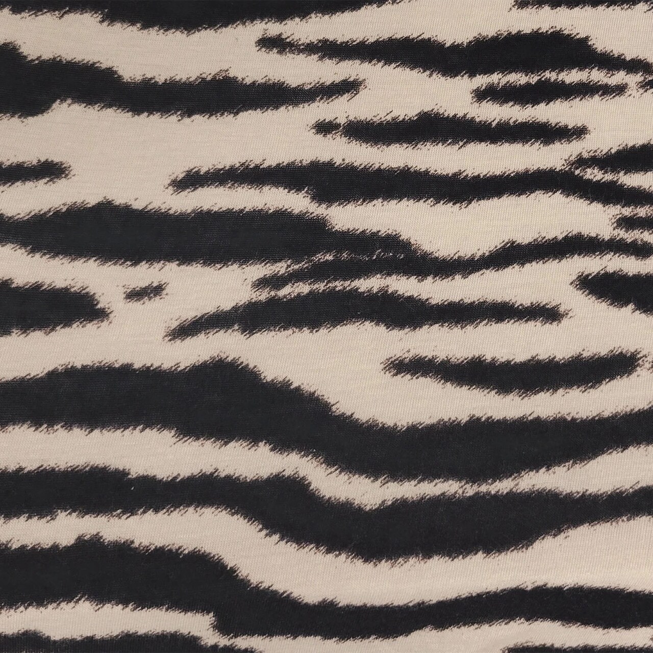 1 Yard Rayon Spandex Zebra Print Yarn Dye Jersey Knit Fabric Soft Stretch Material For Clothing Projects
